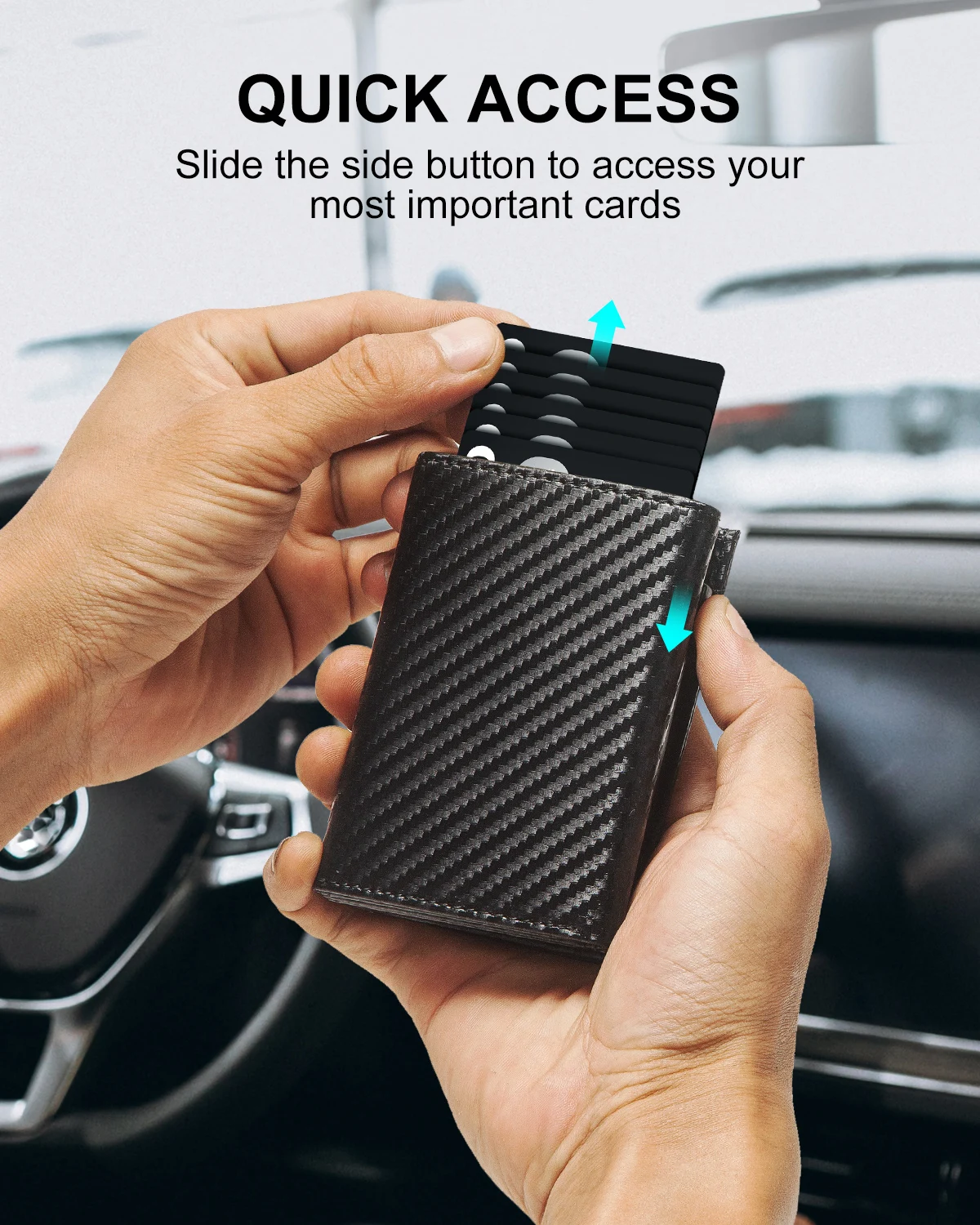 Мужской бумажник с отделением для монет и банкнот