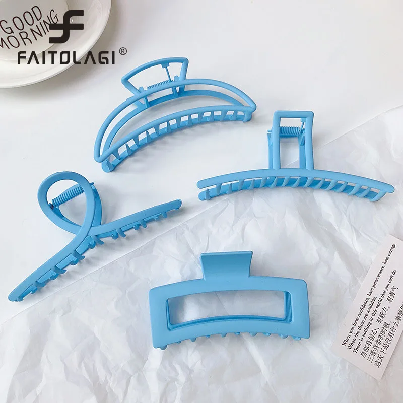 

2022 корейский новый цветок Макарон поймать коготь для волос аксессуары конфетный цвет, матовый большой шпилька захвата задней головы зажимы...