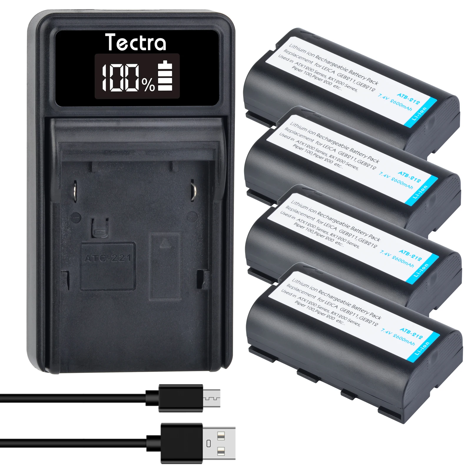 Литий-ионный аккумулятор для ATX1200 Series GPS1200 TPS1200 RX1200 Series Piper 2600 Piper 100 200