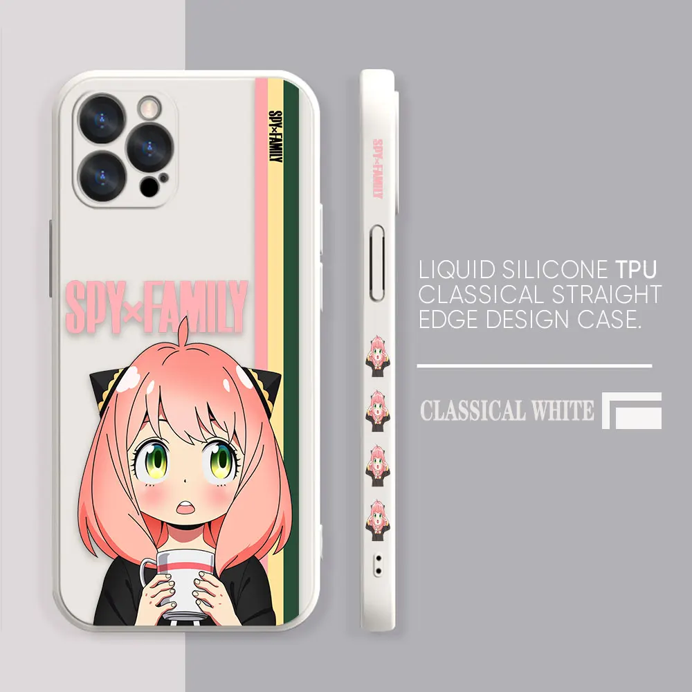 Phone Case For Apple iPhone 14 13 12 11 Pro XS Max Mini X XR SE 7 8 6 6S Plus Case Cover Funda Cqoue Shell Capa SPY Family ANYA