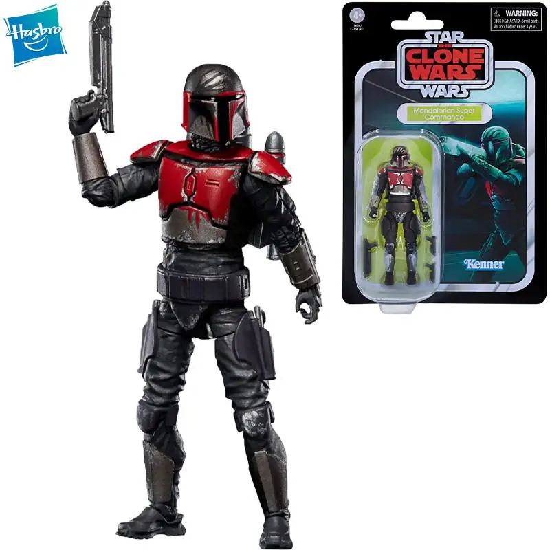 

Original Hasbro Star Wars The Vintage Collection Mandalorian Super Commando Action Figure 3.75 Inch Model Collectibles Toys