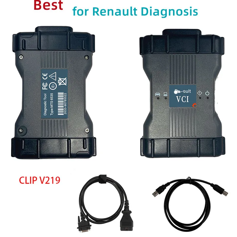 

V129 VCI обновление для Renault VCI Can Clip диагностическое программирование на одном многоязычном новом прошивке для диагностического сканера Renault