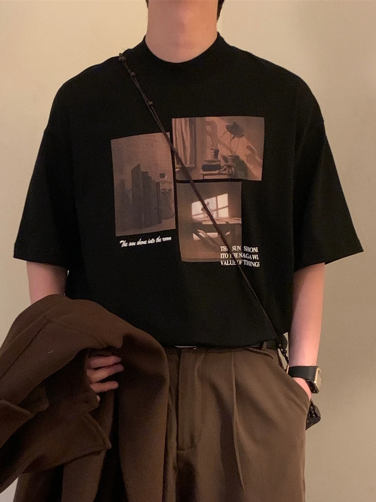 Nagawl2024 летняя новая свободная американская винтажная Модная брендовая Тяжелая