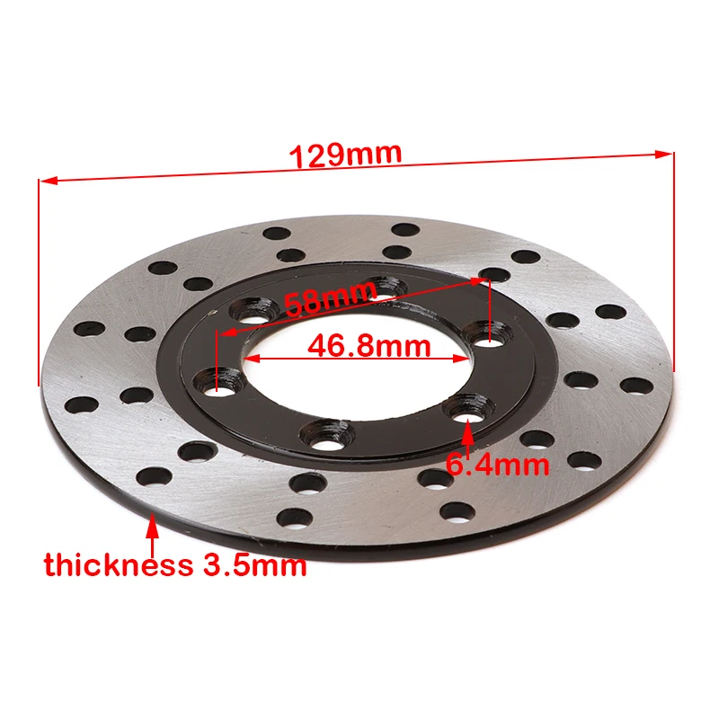 

Передний тормозной диск 130 мм 160 мм 58 мм * 6 отверстий для 110cc 125cc 150cc 200cc ATV Quad Bike 4 колеса Go Kart Buggy UTV Trike Аксессуары