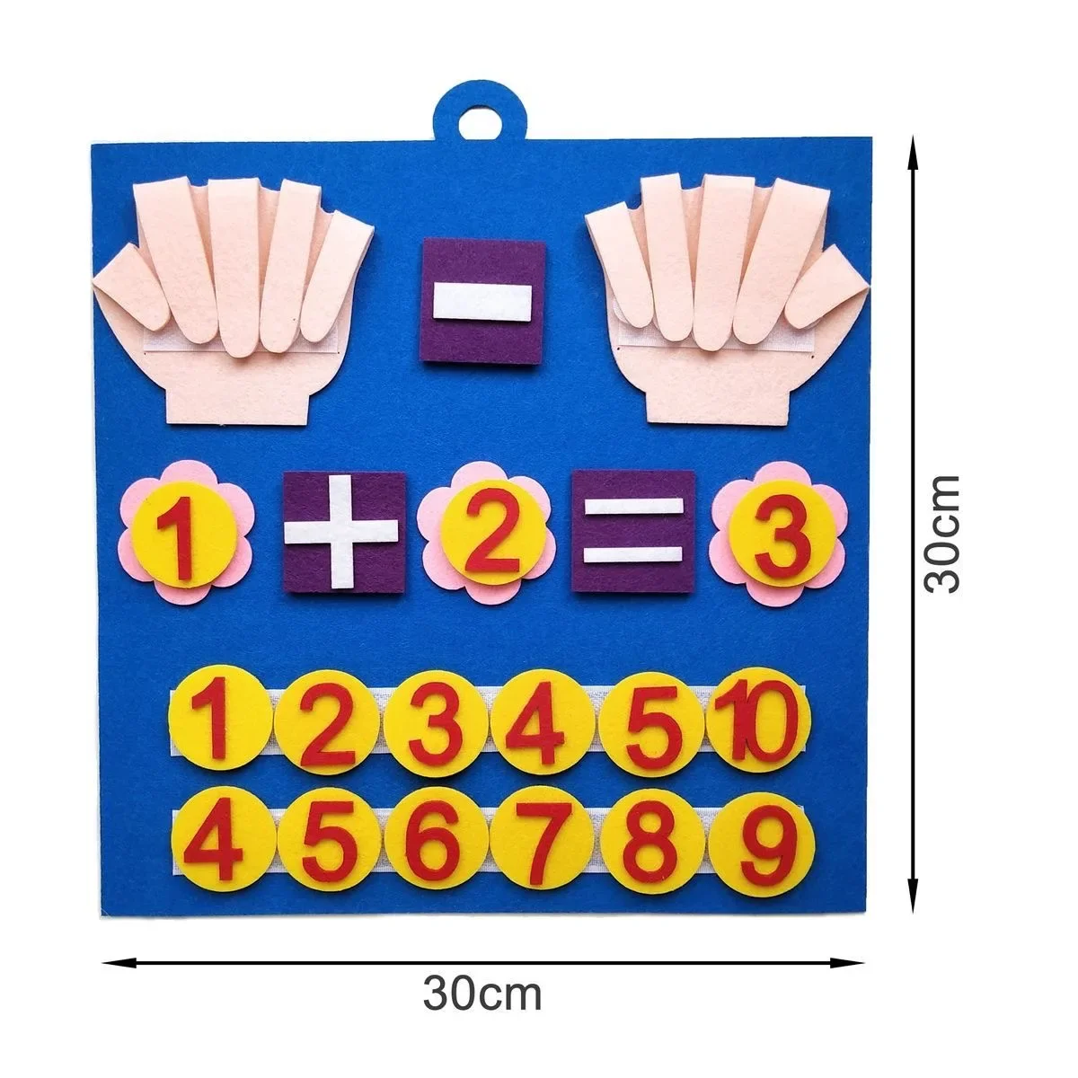 

Montessori Felt Learning Board DIY Children's Early Education Educational Toy Felt Busy Board Creative Arithmetic Felt Board