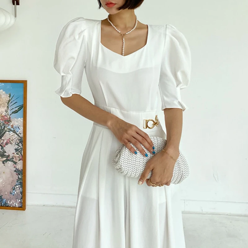 Комбинезон Sannian женский с квадратным вырезом повседневные брюки высокой талией и