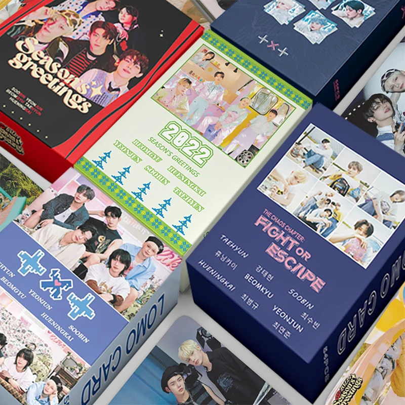 54pcs/set Kpop TXT Lomo Cards New Photo Album FREEZE high quality Photocards | Канцтовары для офиса и дома