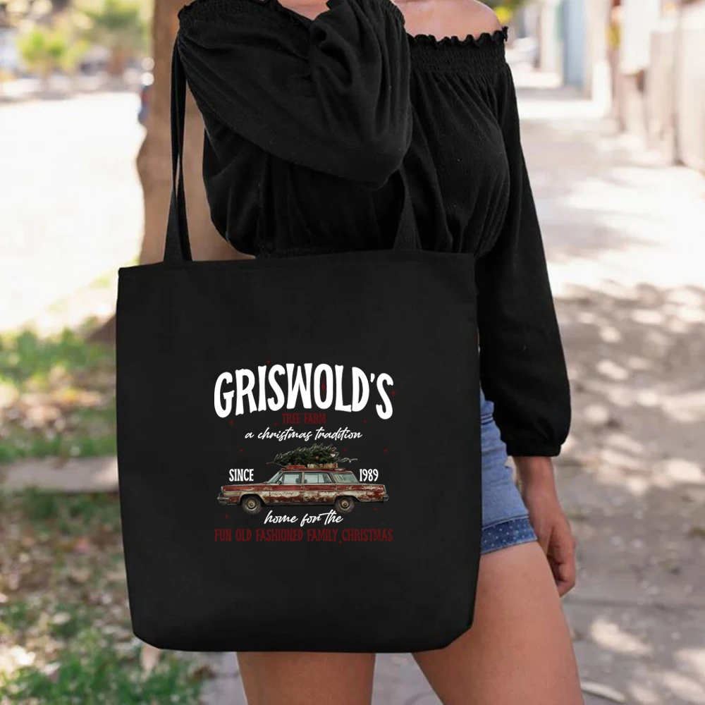 Классическая рождественская сумка Clarks холщовая через плечо для женщин складная