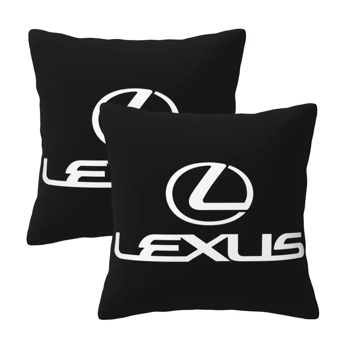 

LEXUS Fashion Pillowcases Decorative Pillow Covers Soft and Cozy 2 PCS