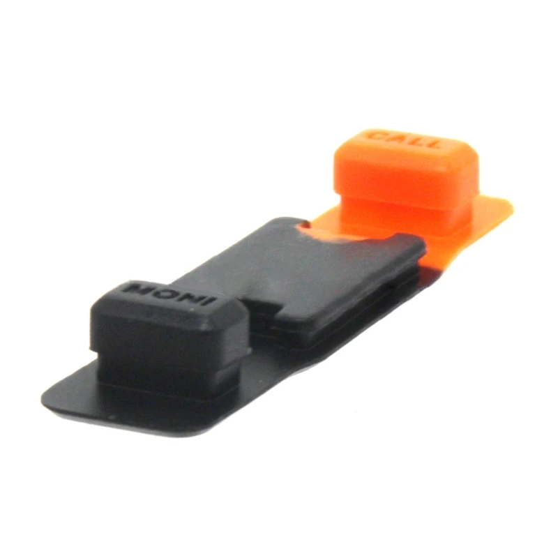 

Black & Orange Rubber Buttons Silicone Keypad Keyboard for UV-5RA/5RE F8+ PTT