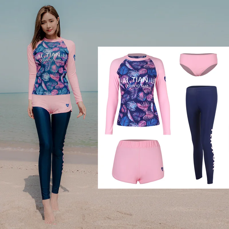 4 шт./комплект женские дышащие Спортивные Шкуры для дайвинга | Спорт и развлечения