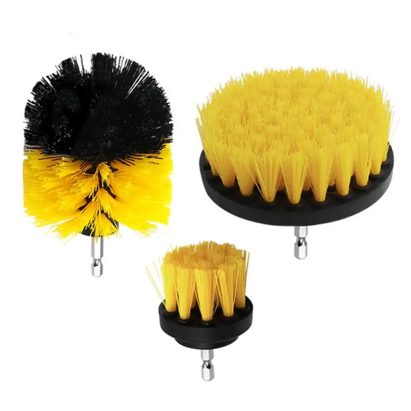

Electric Drill Brush 2/3.5/4/5inch Attachment Set Power Scrubber Wash Cleaning Brushes Tool Kit With Extension For Cleaning Car
