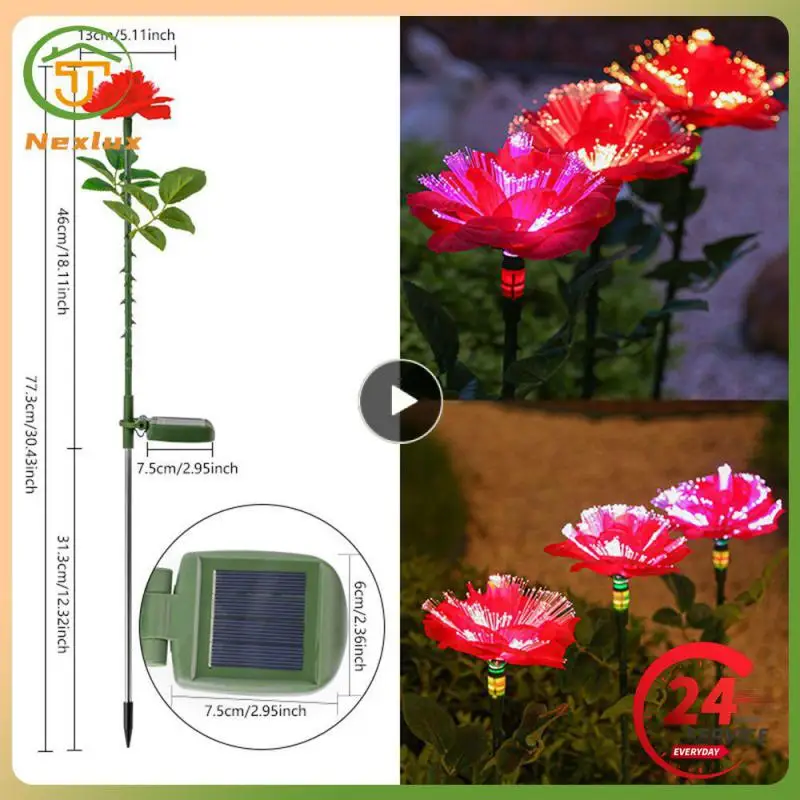 

Led Landscape Light High-capacity Colorful Light Landscape Lights Life Waterproof In-ground Landscape Lights Rose Lantern 1led