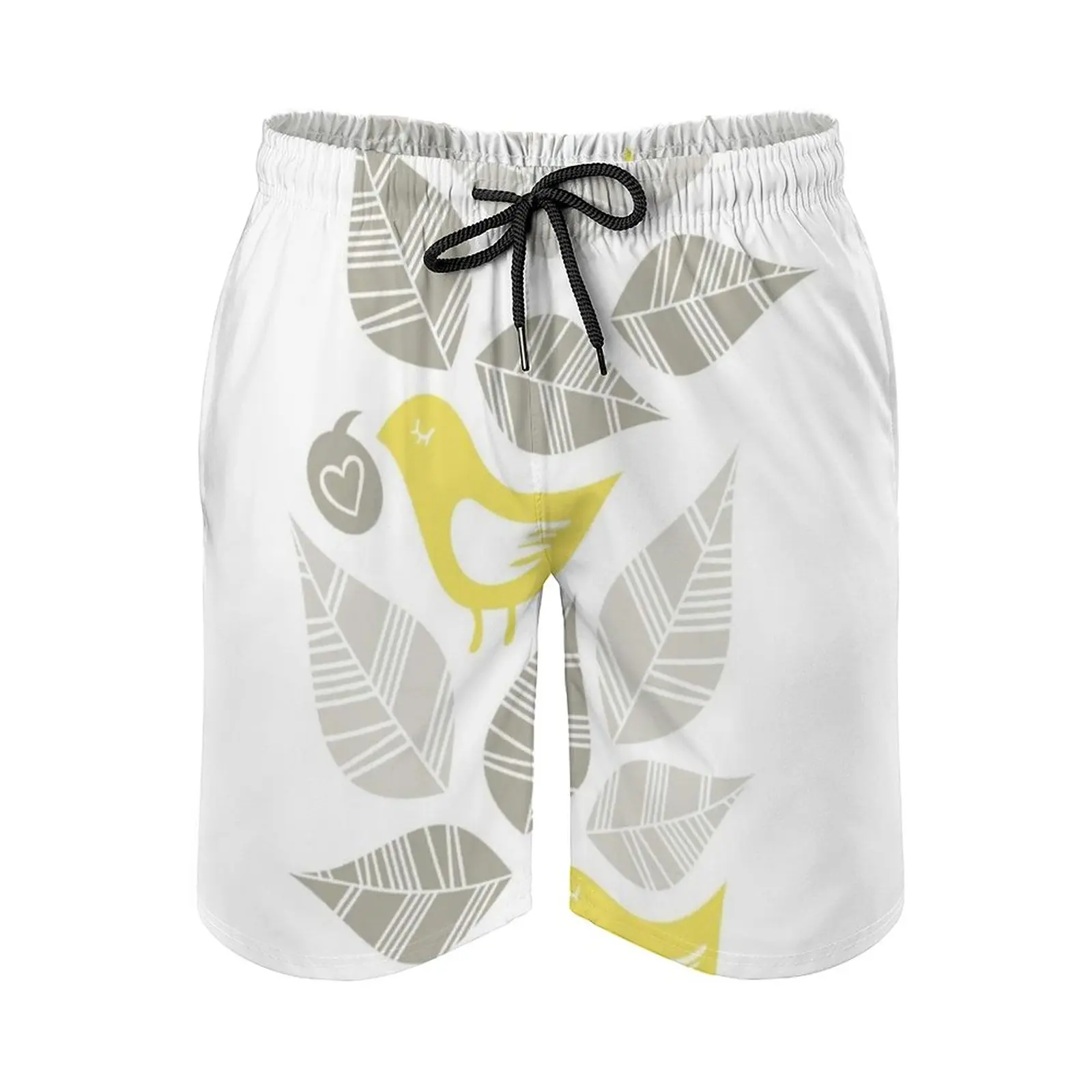 Шорты пляжные мужские с вертикальной иллюстрацией бермуды плавательные шорты