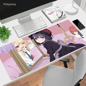 Anime My Dress-Up Darling Mousepad Sexy Girl  Computer Gamers Locking Edge Mouse Pad XXL 90x40cm Keyboard PC Desk Pad Table Mat