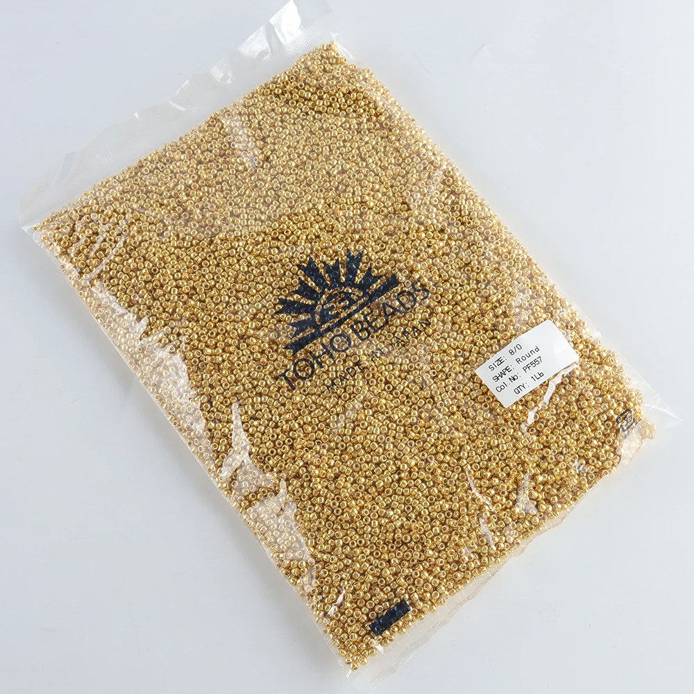 Фото Импортировано из Японии, упаковка 8/0, 450 г, металлические бусины TOHO, подходящие для всех видов браслетов своими руками ручной работы. №2