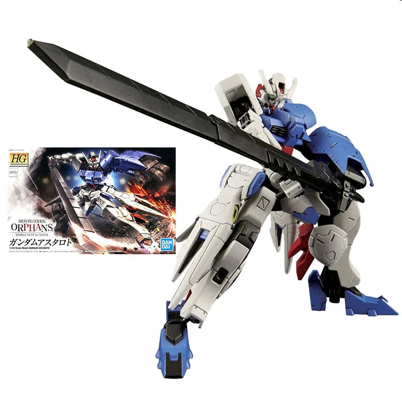 Сборная модель Bandai Gundam, фигурка HG 019 1/144 ASW-G-29 Astaroth Gundam, оригинальная Коллекционная модель, украшение, детская игрушка
