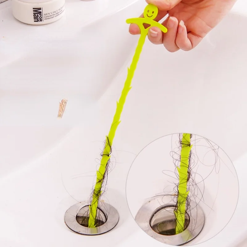 

1Pcs Handy Sink Clogged Sink Filter Hair Catcher Toilet Drain Cleaning Hook Practical Sink Cleaning Tool Kitchen Badget Hot Sale