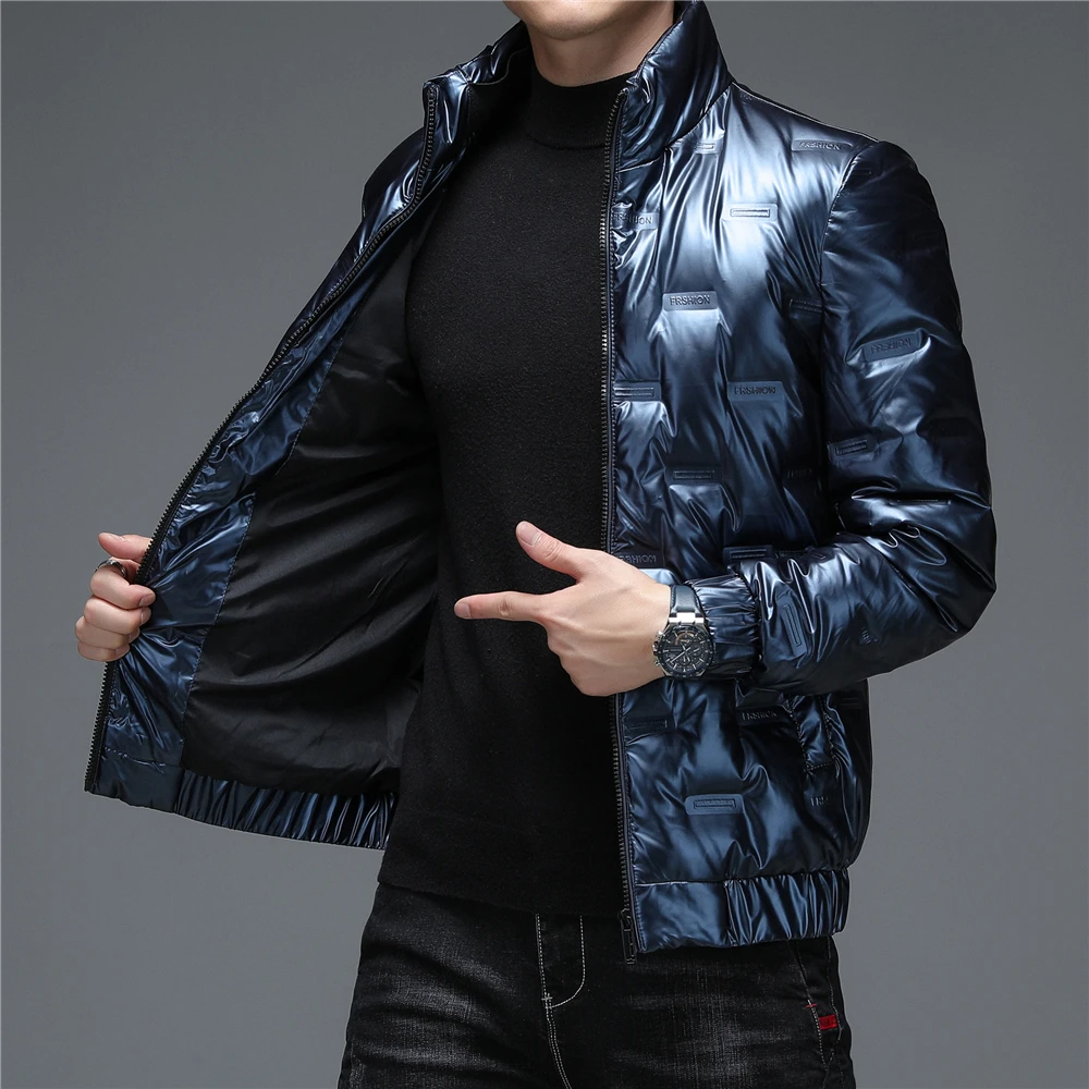 COODRONY Brand Winter New Arrival Warm 90% White Duck Down Jacket Men Clothing Fashion Windproof Parkas Stand Collar Coats Z8155