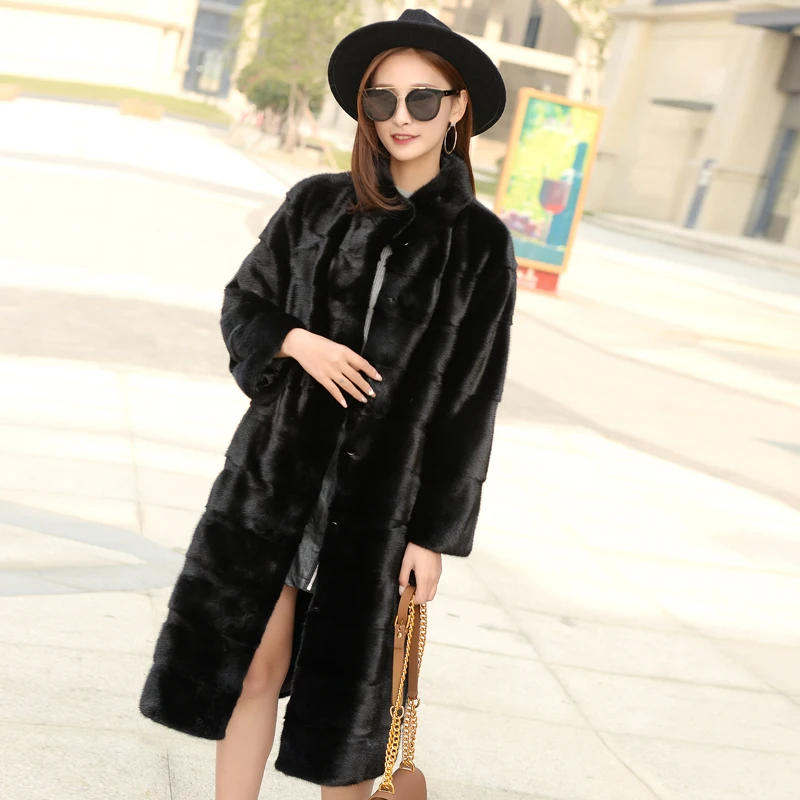 

Women real mink coats female mink fur coat genuine long fur coat ladies winter clothes oversize 6xl 5xl 7xl Imitation fur coats