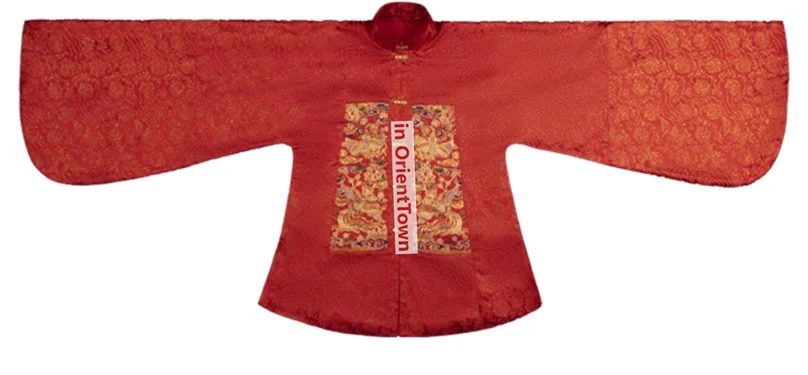 Стандартные топы Hanfu с золотым темным узором Феникса династии Мин + юбка