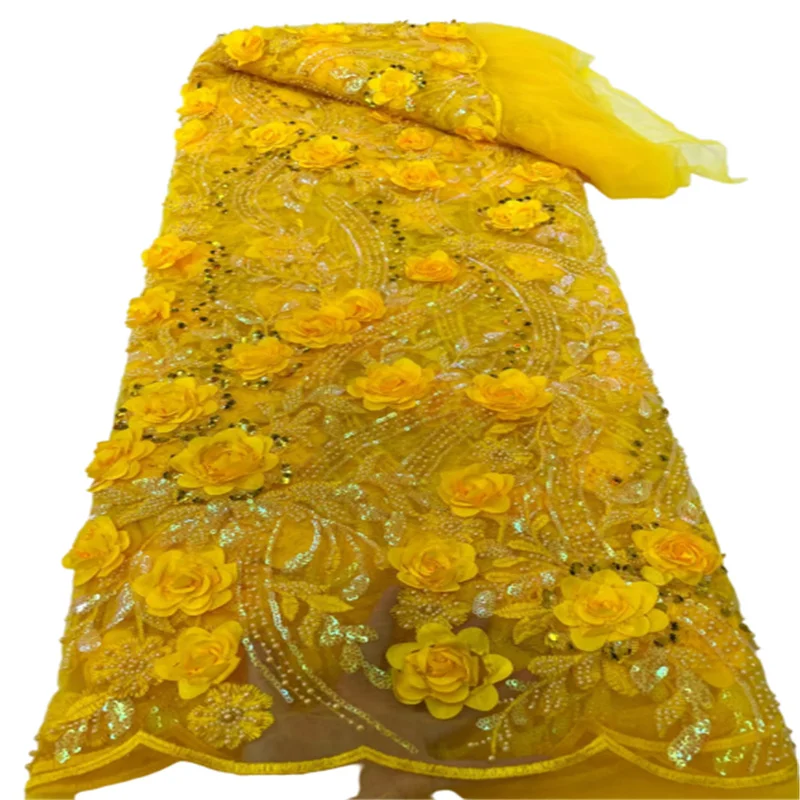 Африканская Цветочная кружевная ткань 2022 высококачественный гипюровый шнур