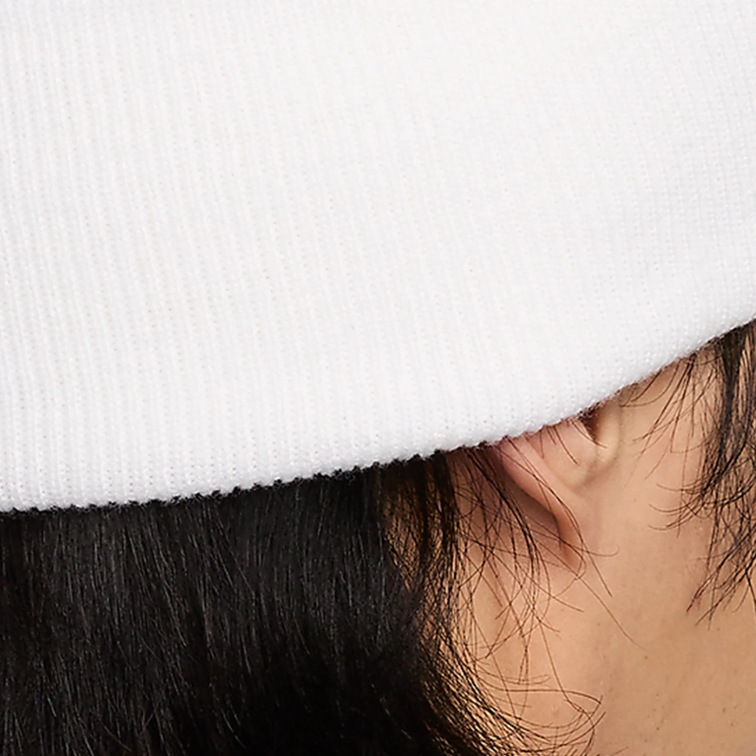 Фото Оригинальная теплая шерстяная вязаная шапка Nike Peak Swoosh для мужчин и женщин HF0187-100 №3