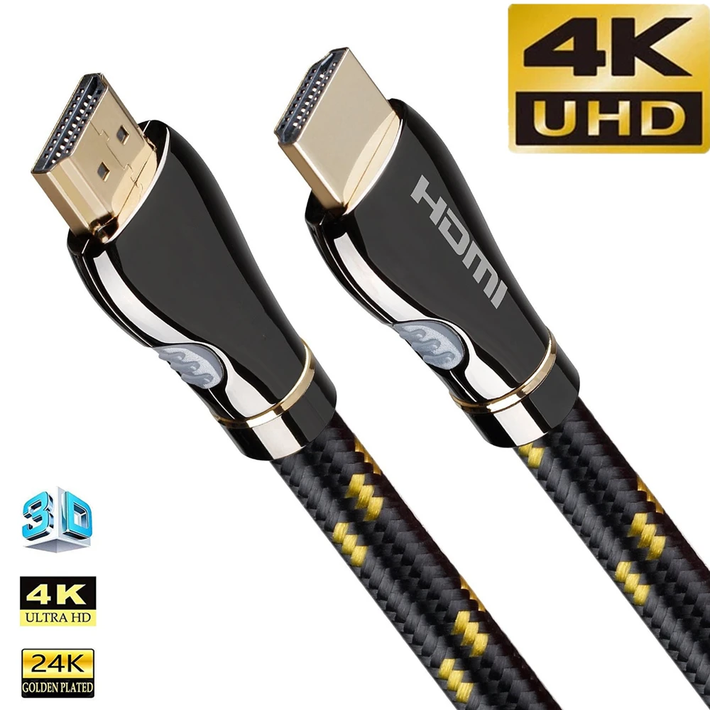 

4K 60Hz All Copper HDMI Cable V2.0 Audio Video HDMI to HDMI Cable for HDTV SONY PS4 TV box HD-DVD Xbox 1m/1.5m/2m/3m/5m/10m/15m