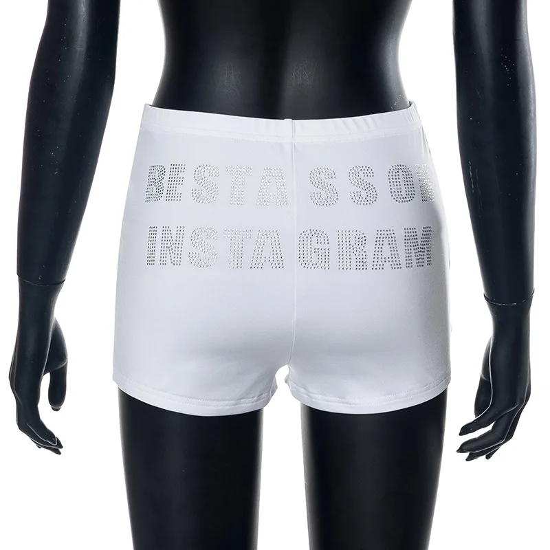 High Quality 2023 Women Shorts Pants Letter Design Spring Summer Sexy Trousers Crop Tops Fashion Female Y2k Girl StyleTraf