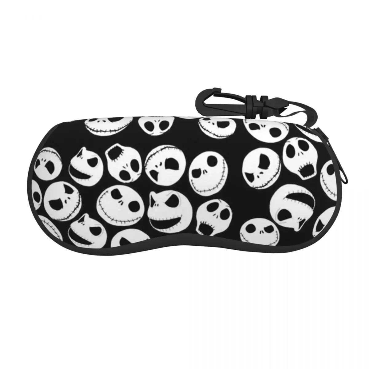 

Страшный фильм Тим Бёртон Рождество Хэллоуин Череп Солнцезащитные очки искусственный неопреновый молния Оболочка очки искусственная защитная коробка для очков