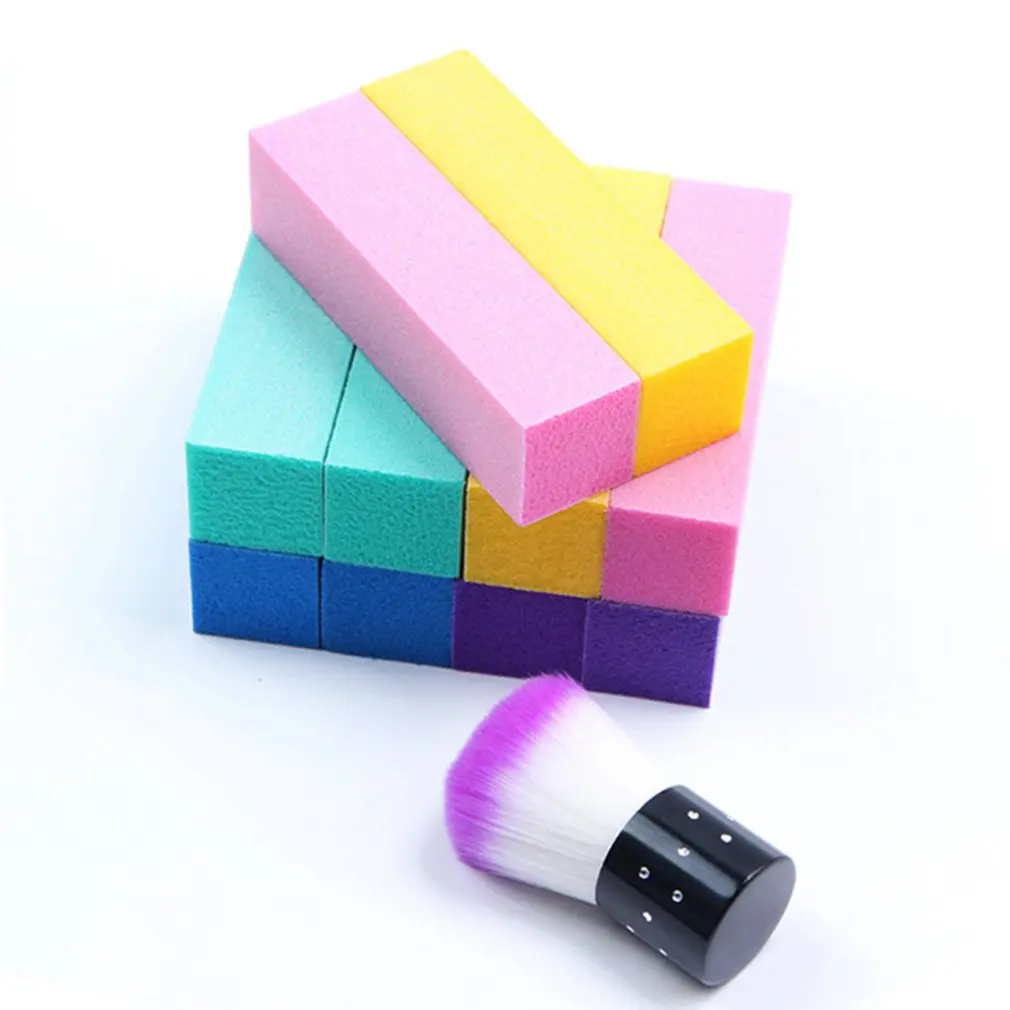 11 шт./компл. полировка для маникюра фотоальбом 10 смешанных цветов