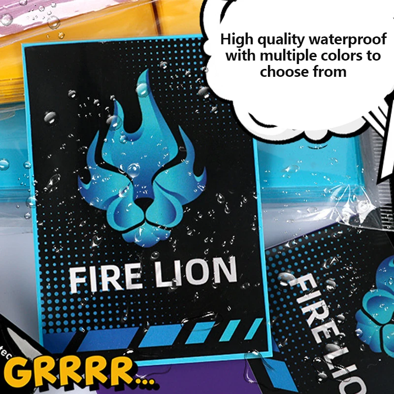 Матовые держатели для карт 66x91 мм 100 шт