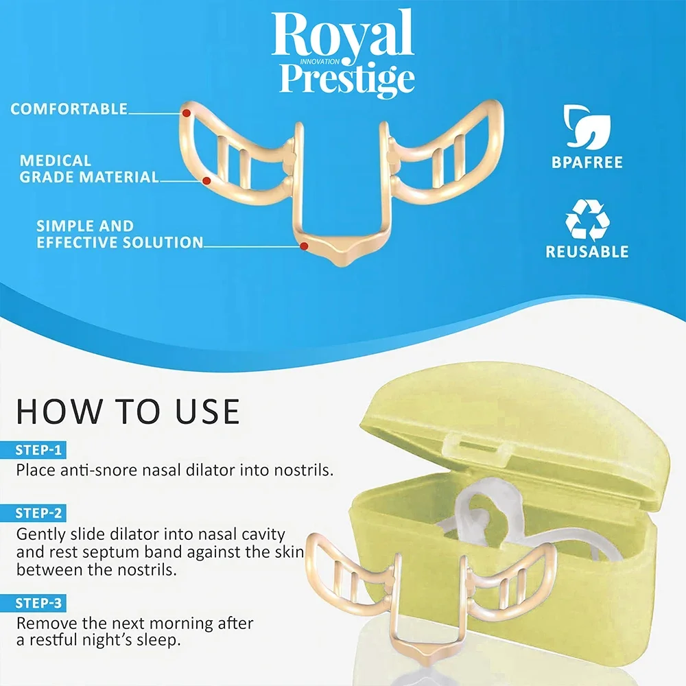 Носовой расширитель носовой силиконовый зажим для носа предотвращающий храп