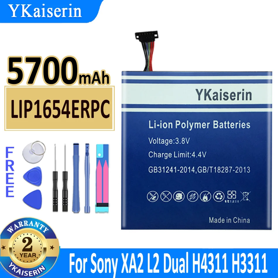 

YKaiserin Battery LIP1654ERPC LIP1641ERPXC For Sony XA2 L2 Dual H4311 H3311 XA1 Ultra XA1U G3226 C7 Mobile Phone Batterij