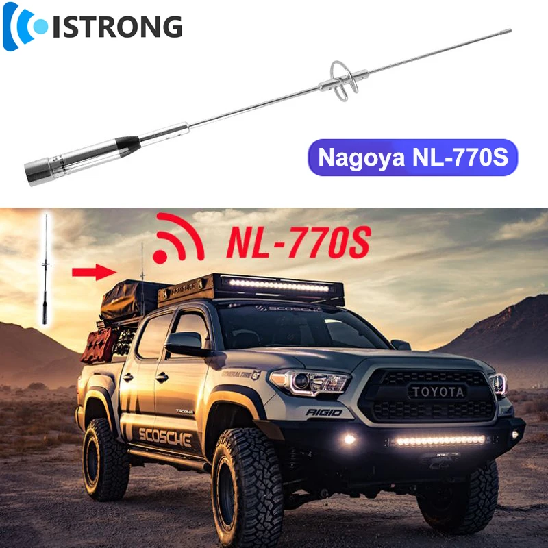 Двухполосная Автомобильная радиоантенна NAGOYA NL-770S 144/430MH UHF/VHF, двухполосный Мобильный усилитель сигнала для раций Baofeng