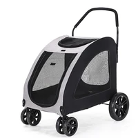 pet carrier large and medium sized old dog strullers disabled walking cat light portable foldable walking cart