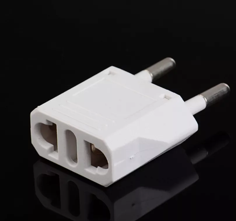 

US To EU Plug Adapter American To Euro Europe European Travel Power Adapter AC Converter Electrical Outlet Socket