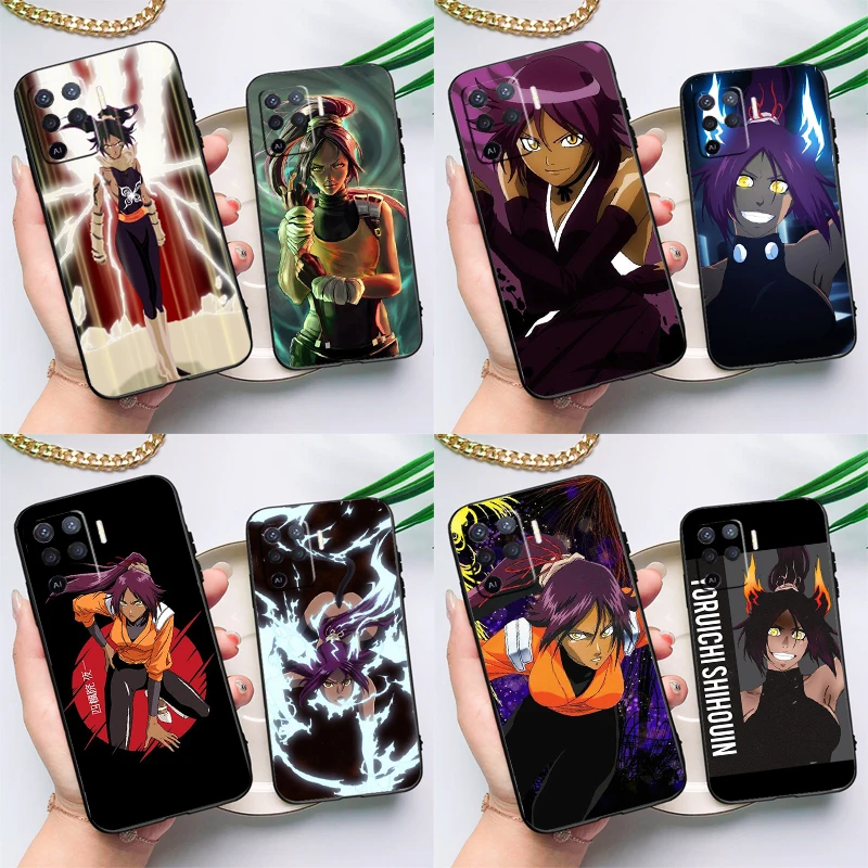 Yoruichi Shihoin Отбеливатель Аниме для OPPO A17 A57 A77 A78 A15 A16 A52 A72 A76 A96 A74 A94 A5 A9 A31 A93 A54S A53S A57S
