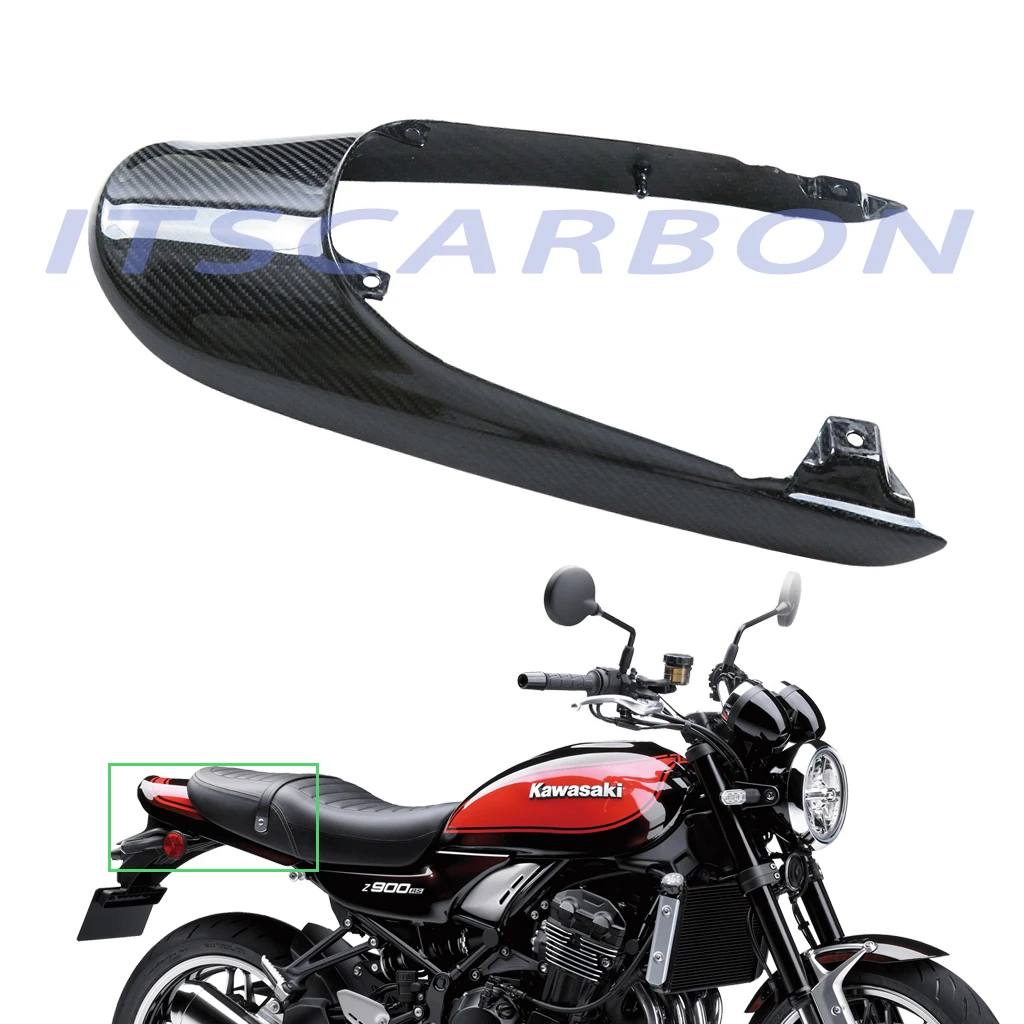 

For Kawasaki Z900 RS Z900RS 2018 2019 2020 3K Carbon Fiber Motorcycle Accessories Tail Rear Seat Cover Cowl Fairing