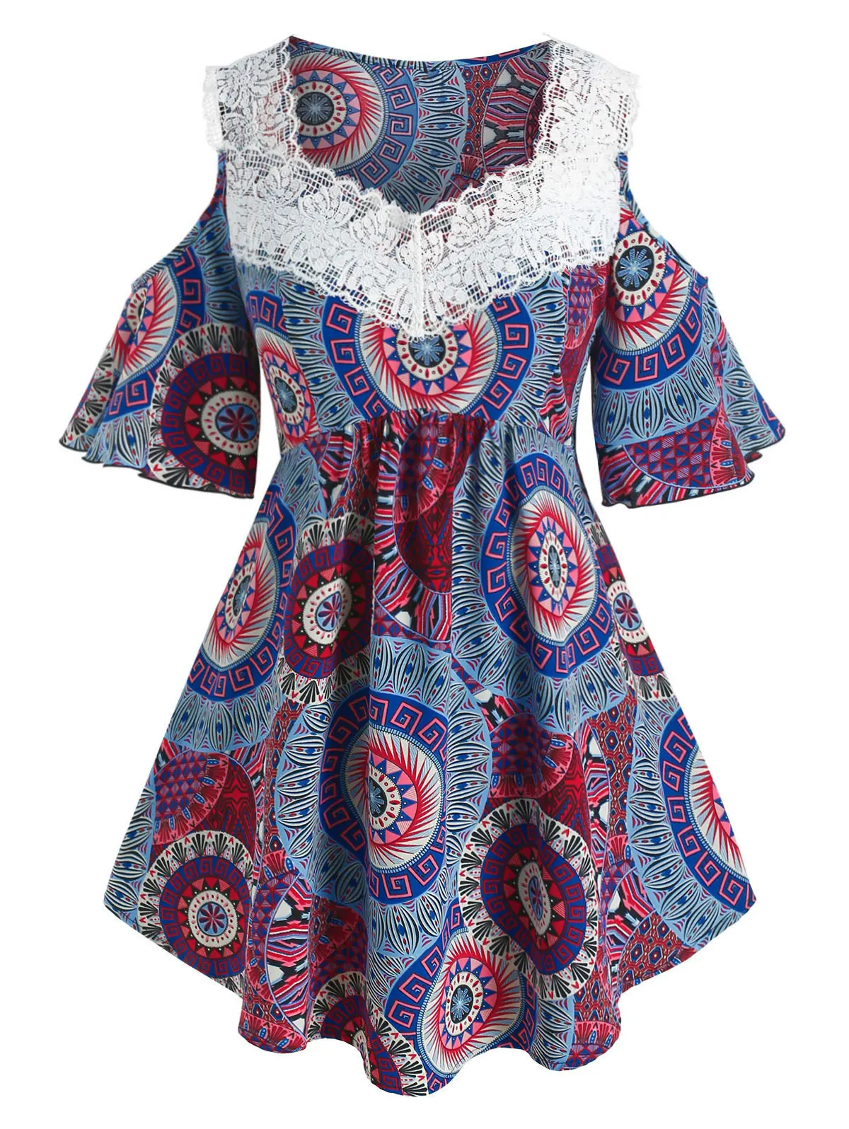 

Женская свободная туника с коротким рукавом, футболка с цветочным принтом