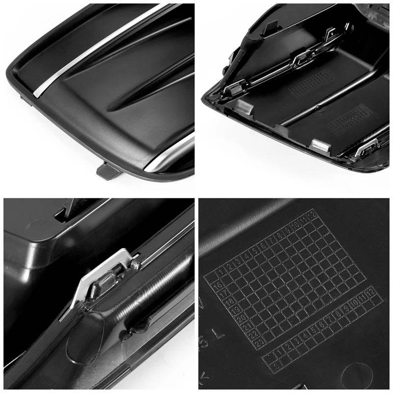 1 пара передний бампер для автомобиля противотуманная фара решетка радиатора