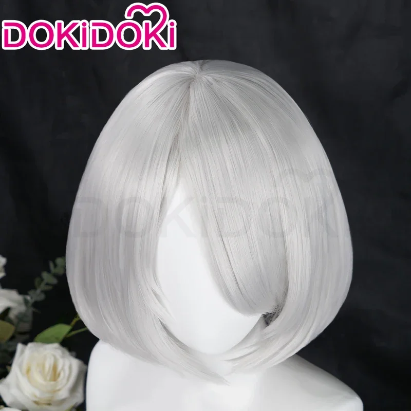 В НАЛИЧИИ 2B Парик Игра Косплей DokiDoki YoRHaa No. 2-х парики типа B женские короткие белые