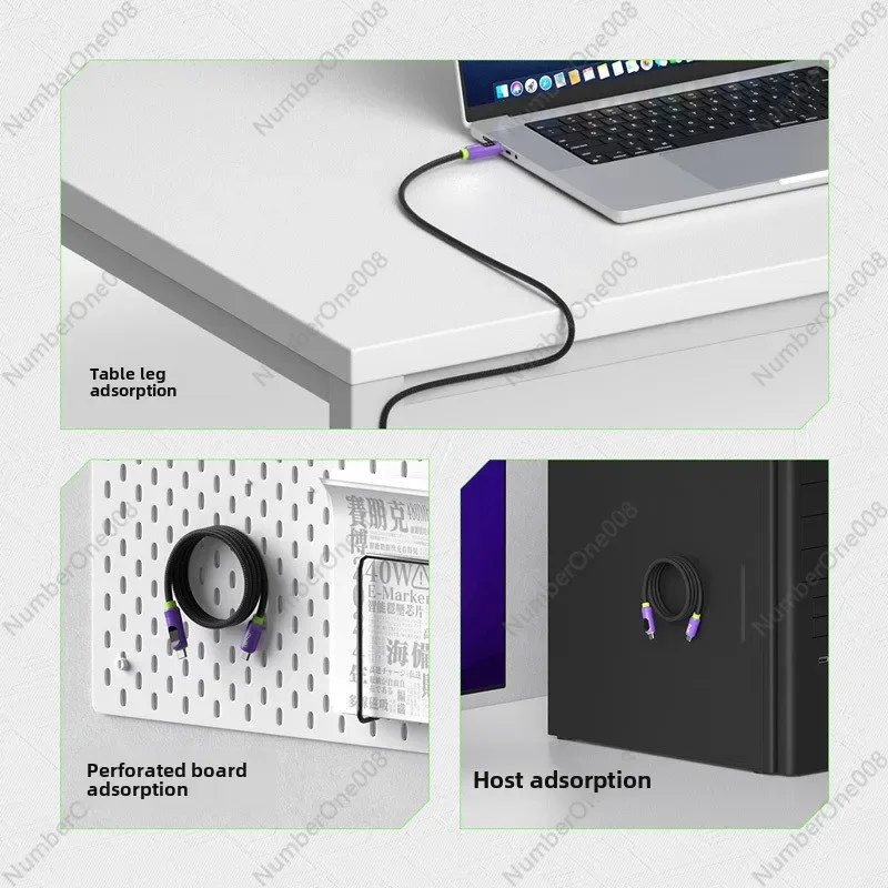 Магнитный зарядный кабель автомобильный для передачи данных цифровой дисплей