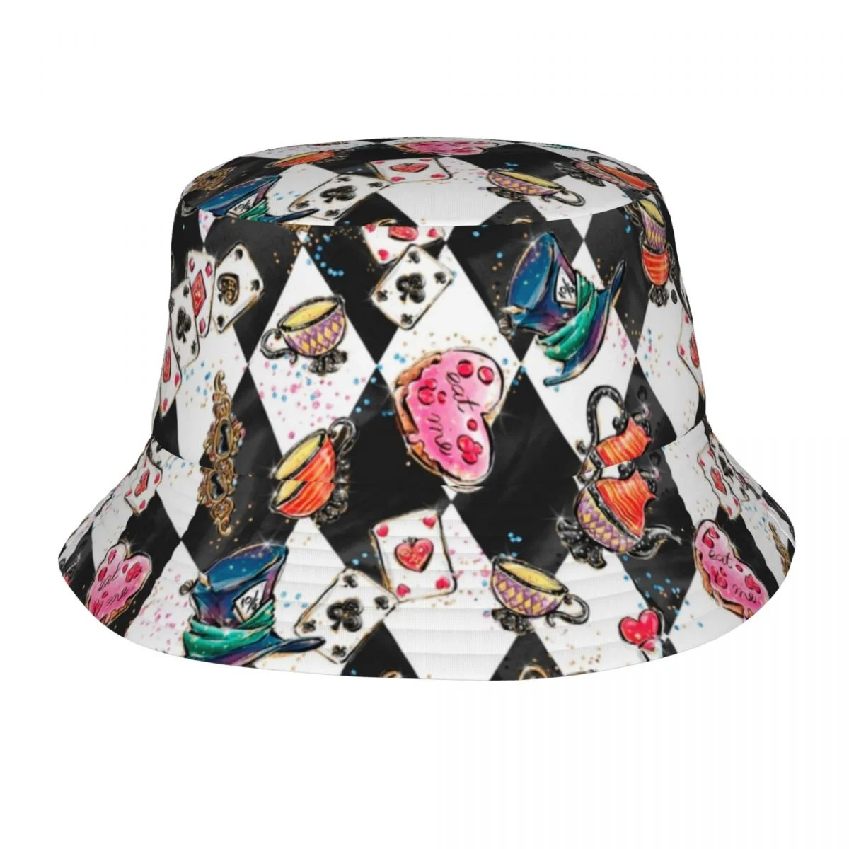 

Шляпа Унисекс с изображением героев мультфильма «Алиса в стране чудес»