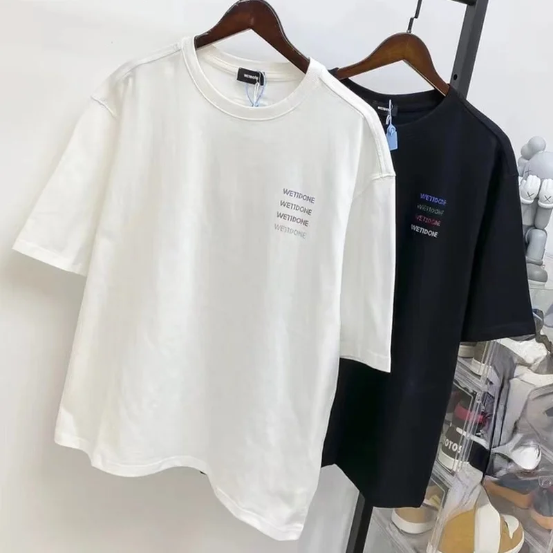 

Футболка большого размера для мужчин и женщин, хлопковые футболки We11