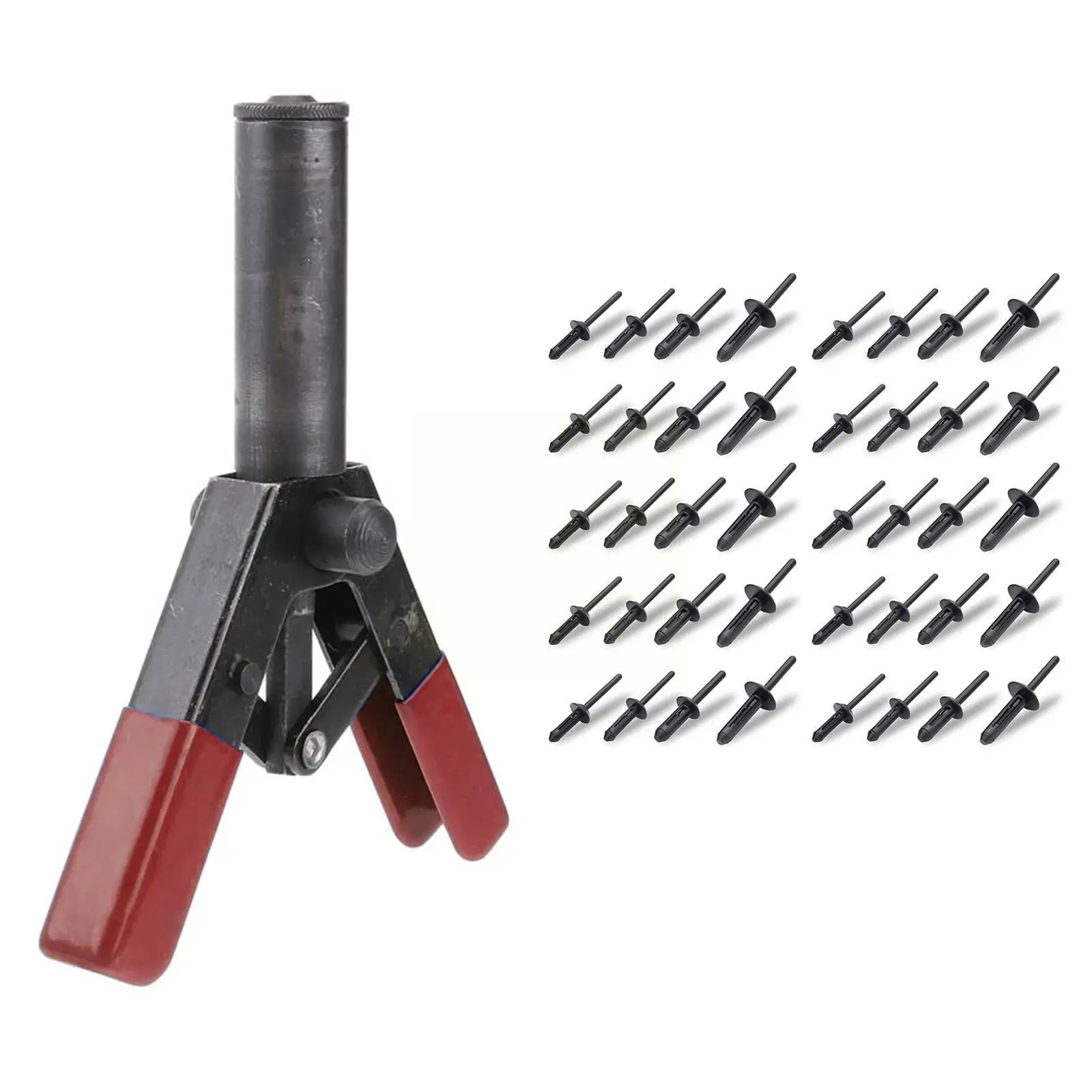 

Plastic Rivet Gun Set Multifunctional Poly Rivet Gun Quick Set For Fastening Door Panels & Automotive Trim 40 Pieces POM Ri X8E9