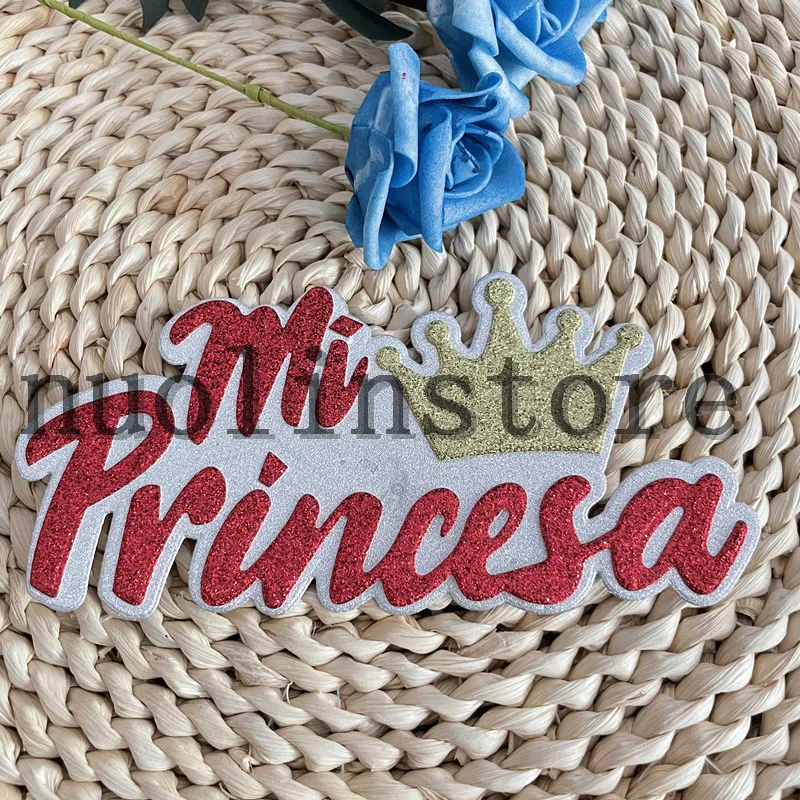 

Новые испанские слова выпускные украшения штампованные металлические штампы «сделай сам» Скрапбукинг бумажные открытки тиснение ремесло высечка ручная работа