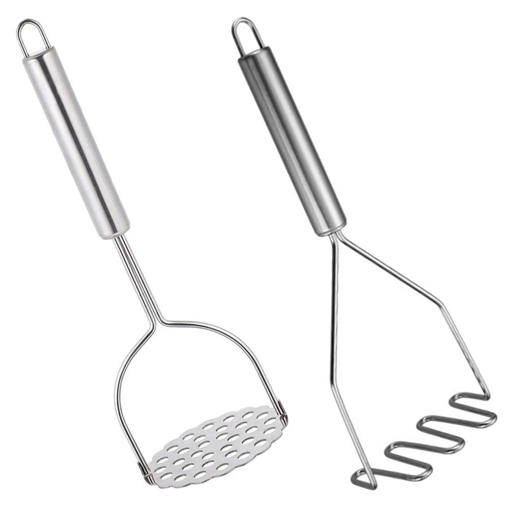 

2pcs Potato Masher Stainless Steel Potato Masher Handle Potato Masher Tools