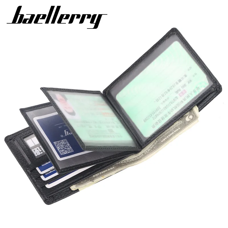 

Men'S Wallet Purse Luxury Designer 2022 New Fashion Card Holder Small Boy Coin Pouch High Quality Male Clutch Genuine Leather