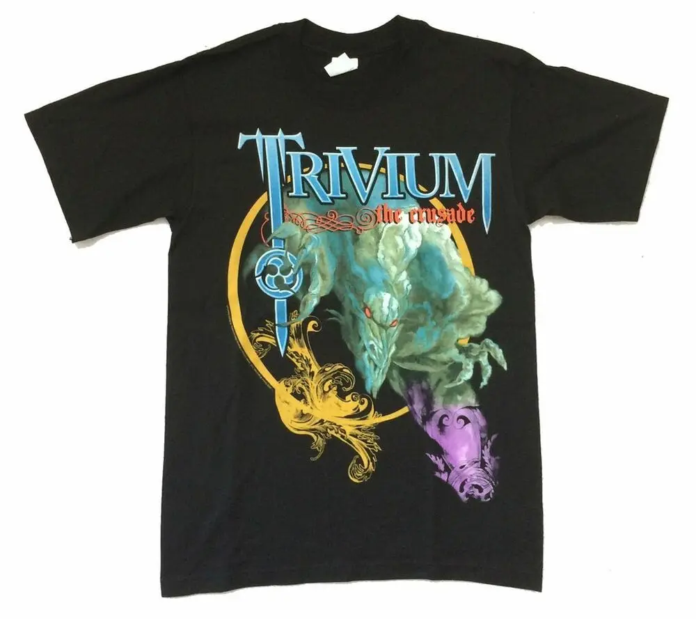 

Trivium Nemesis Crusade North American Tour 2006 Black T Shirt New